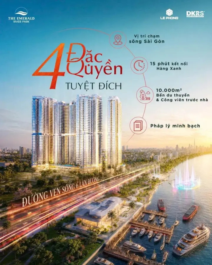 sở hữu căn hộ view sông sài gòn đắt giá chỉ từ 48 triệu/m² – cơ hội an cư lý tưởng