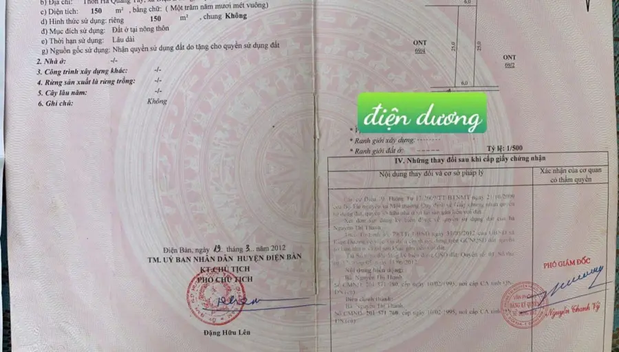 150m2 đất sát biển Điện Dương, chỉ 1.2 tỷ: cơ hội vàng cho homestay ven đô