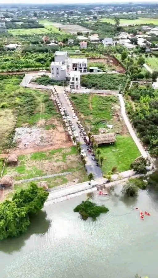lô góc 2 mặt tiền ven sông mát rượi, 15 phút tới sg & bd